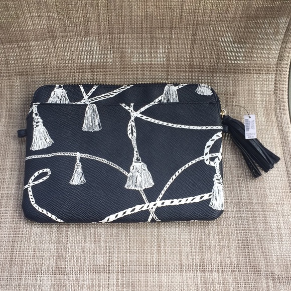 Chico’s iPad, cosmetics, purse bag tote- tassel - Picture 2 of 8